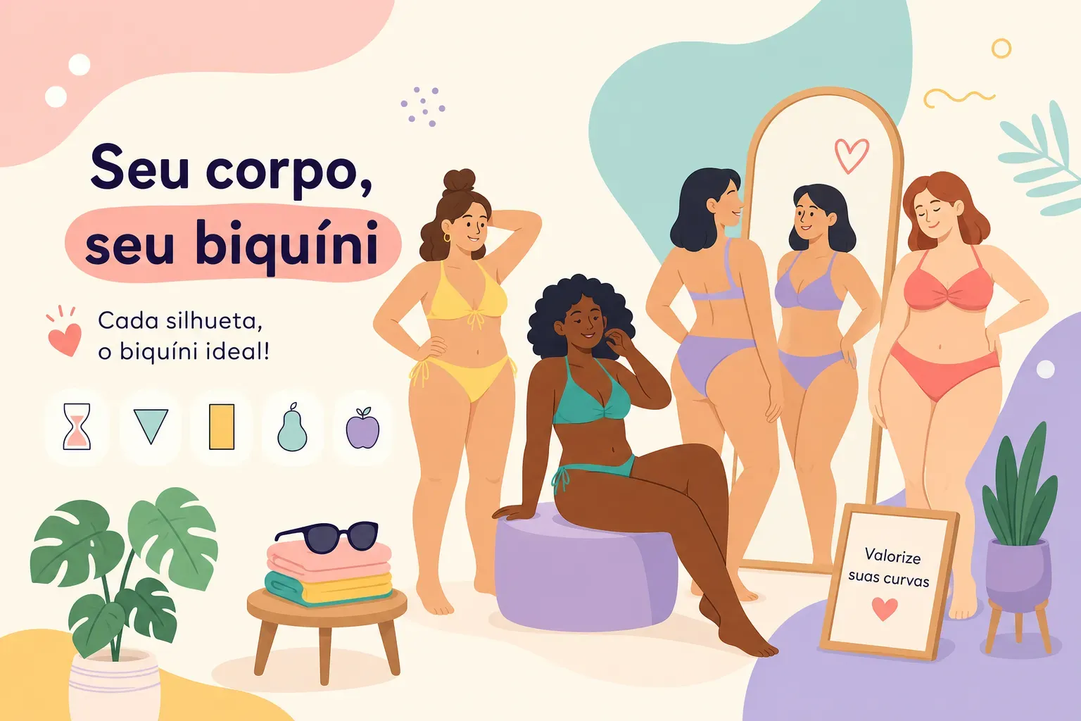 Biquíni para o seu corpo: guia por tipo de silhueta